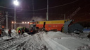 В Самарской области ночью столкнулись два поезда: снегоуборочный и грузовой