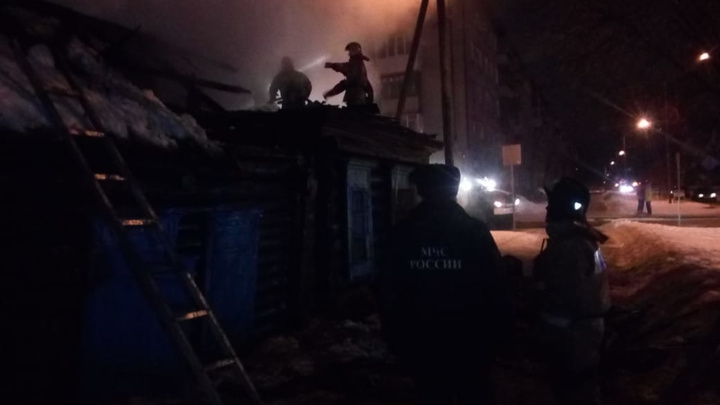 В Кургане при пожаре в частном доме погиб мужчина