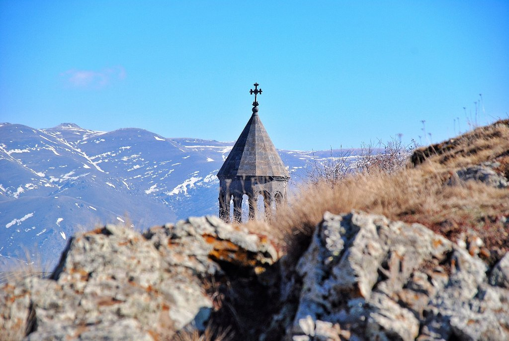 Один из куполов армянской церкви