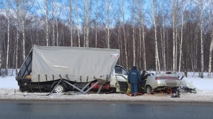 Двое водителей из Челябинской области попали в смертельную аварию в Башкирии