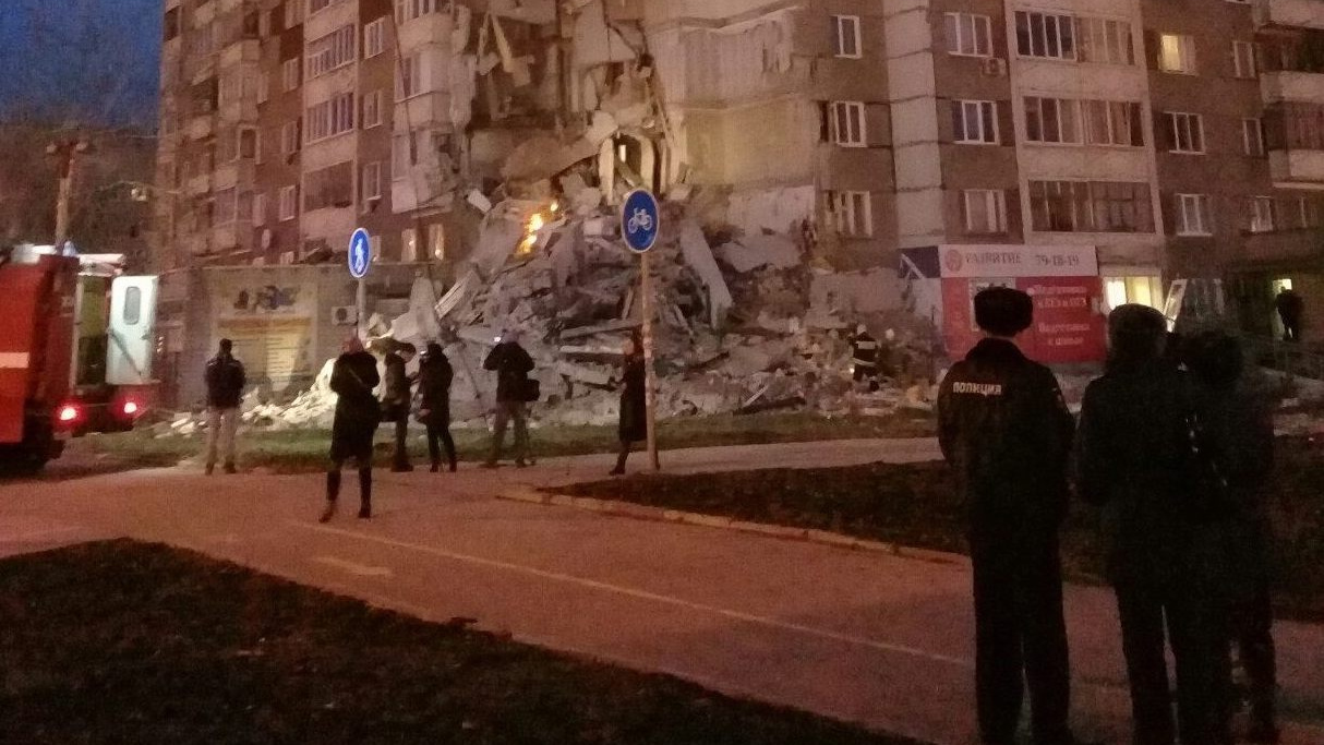 При обрушении дома в Ижевске погибли четыре человека