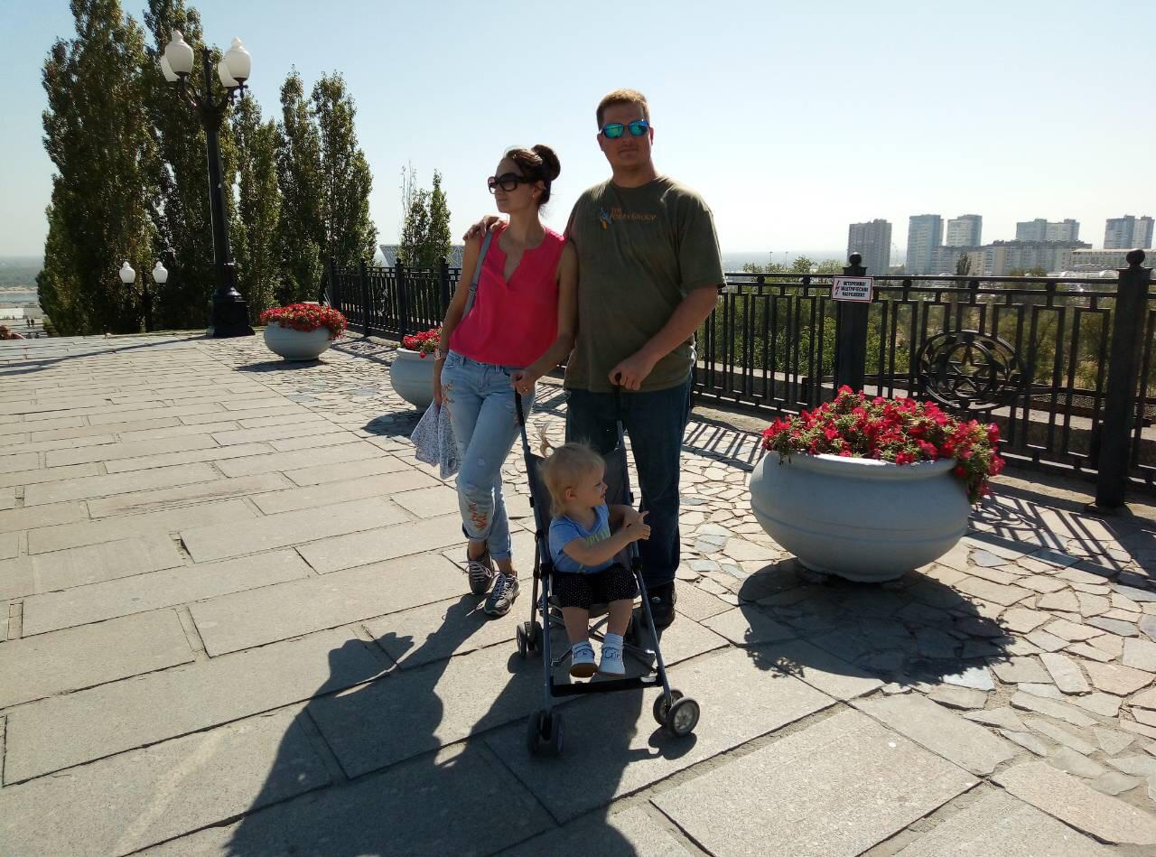 Елена с мужем и дочерью не раз приезжали в Волгоград уже как туристы