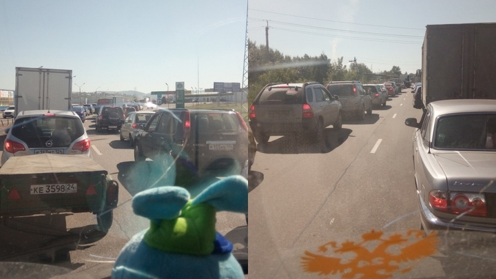 «Пожалуйста, выезжайте пораньше!»: дорожники предупреждают о пробках на Северном шоссе