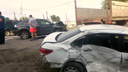 Тройное столкновение на Ватутина, водитель погиб, девушка-пассажир — в больнице (обновлено)