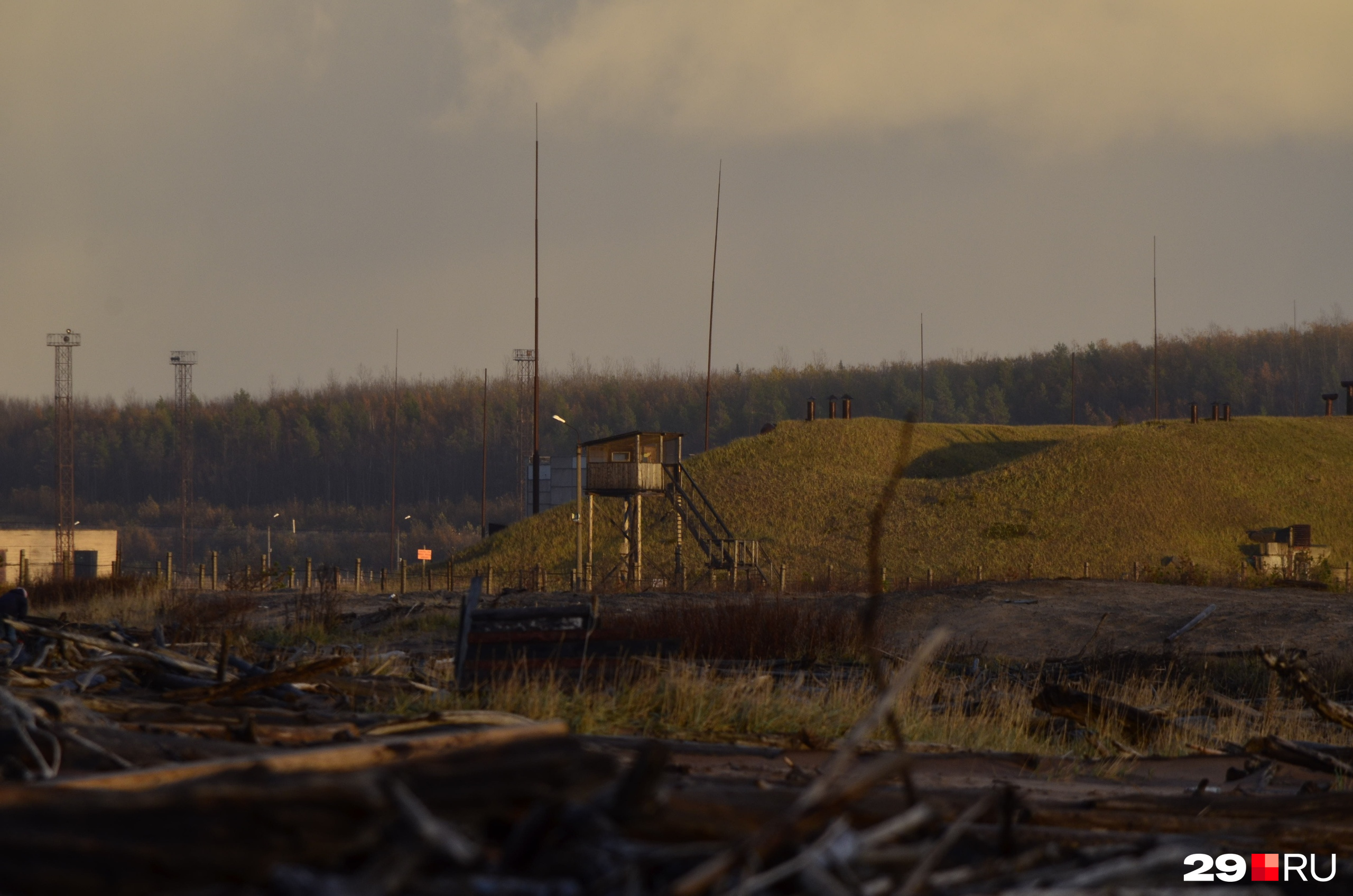 Так выглядит полигон недалеко от села в МО «Северодвинск»