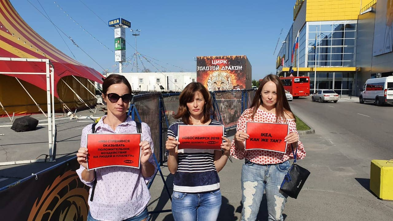 Активисты записали видеообращения с призывом убрать цирк Активисты записали видеообращения с призывом убрать цирк