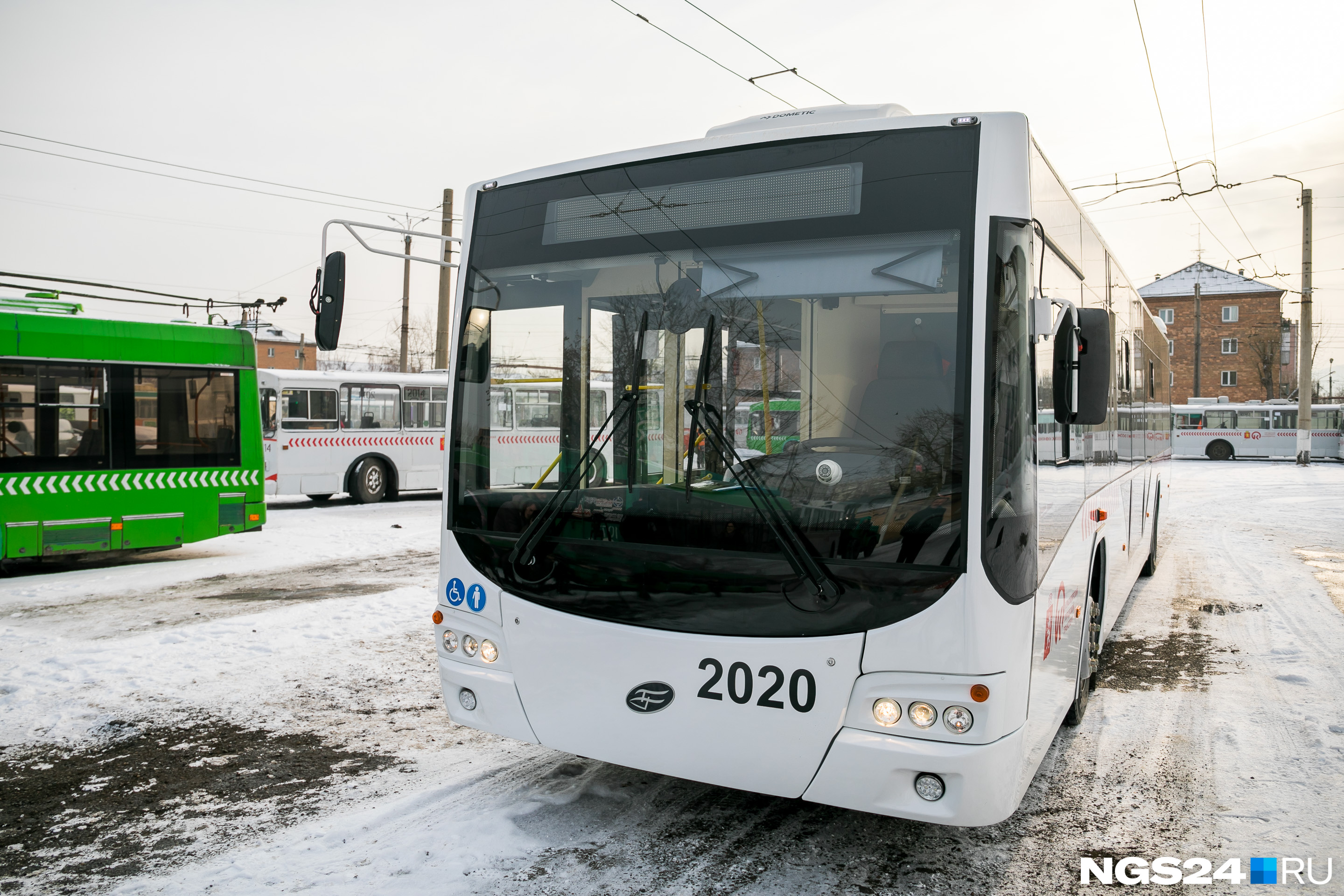 В Красноярске на линию вышел новый троллейбус - 5 февраля 2020 - НГС24
