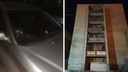 Из общежития на ОбьГЭСе выбросили банку из-под кофе: она пробила стекло припаркованной «Тойоте»