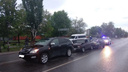 В тройной аварии пострадала женщина в Волгограде
