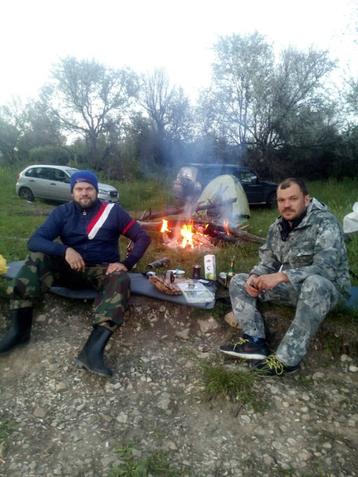 Павел Турков и Михаил Куракин на рыбалке Павел Турков и Михаил Куракин на рыбалке