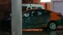 В центре Ростова водитель разбил машину каршеринга