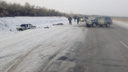 Водитель и двое детей погибли в лобовом ДТП на трассе в Новосибирской области