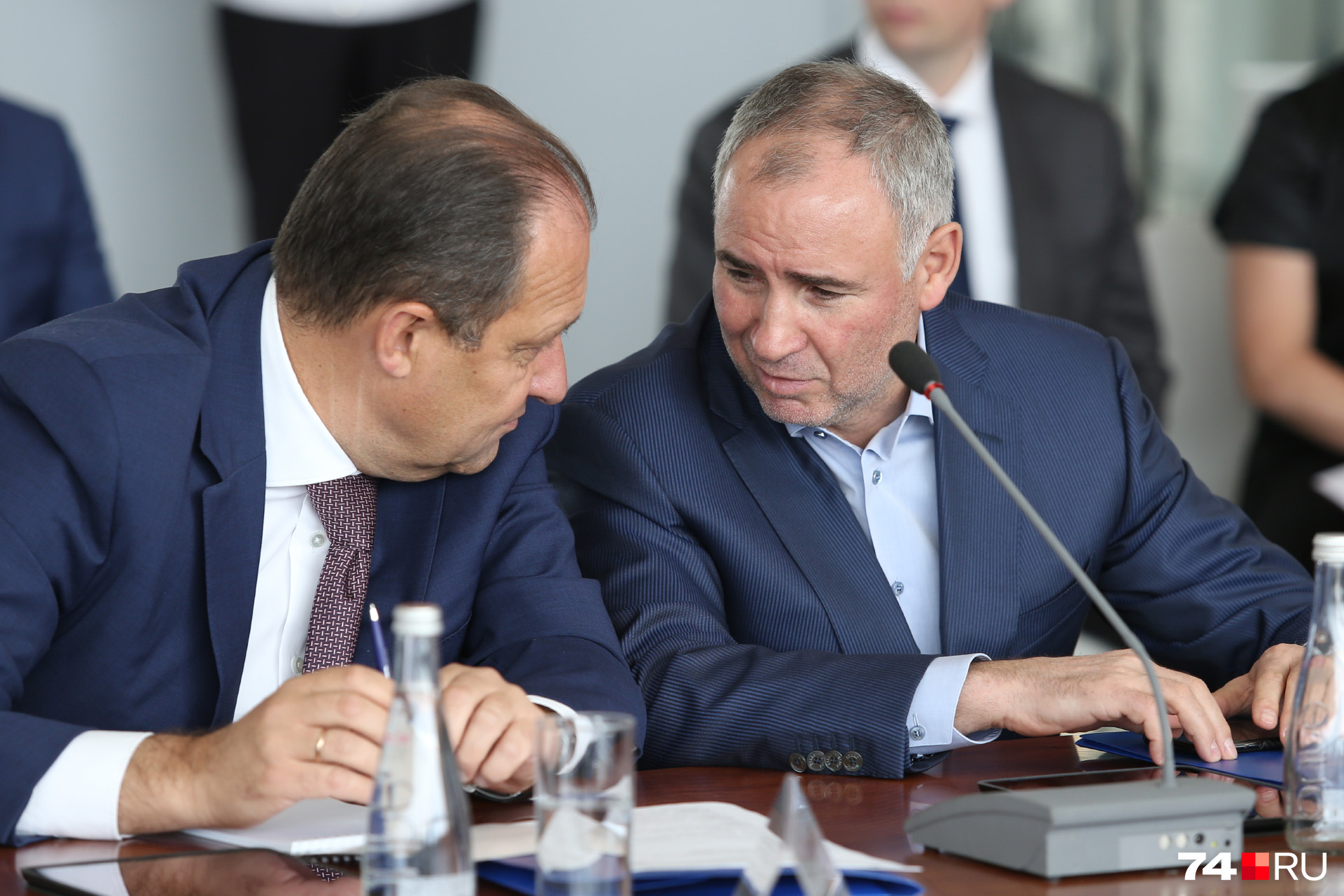 Президент группы компаний «Бовид» Борис Видгоф (справа) хотел бы, чтобы встреча дала новый толчок к будущим инвестициям в область<br><br>