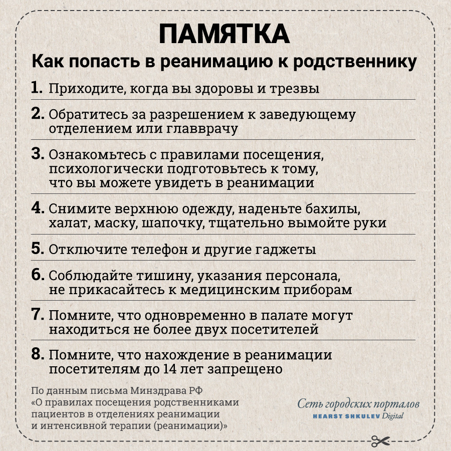 Что нужно сделать, чтобы попасть в отделение реанимации и интенсивной терапии<br><br> Что нужно сделать, чтобы попасть в отделение реанимации и интенсивной терапии<br><br>