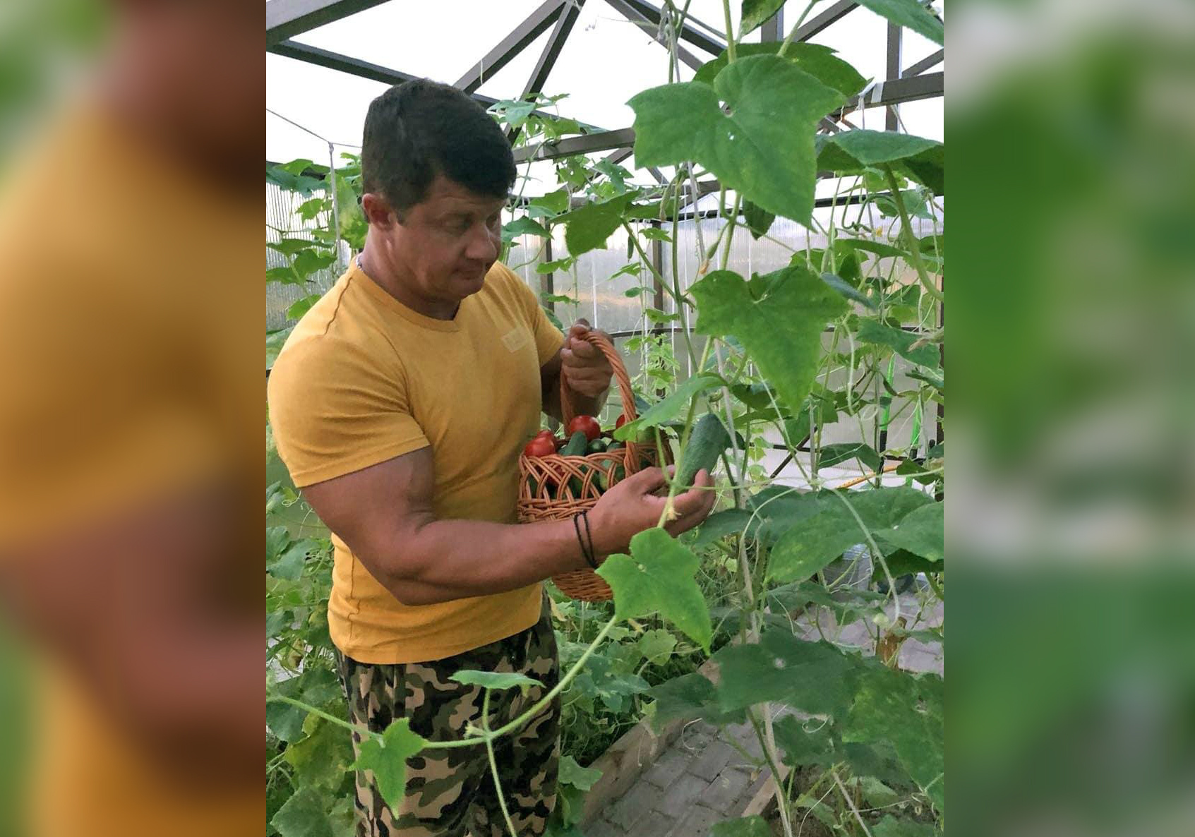 Фотографией своего урожая Владимир Слепцов похвастался в Instagram