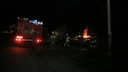 Двое человек погибли в пожарах в Зауралье за выходные
