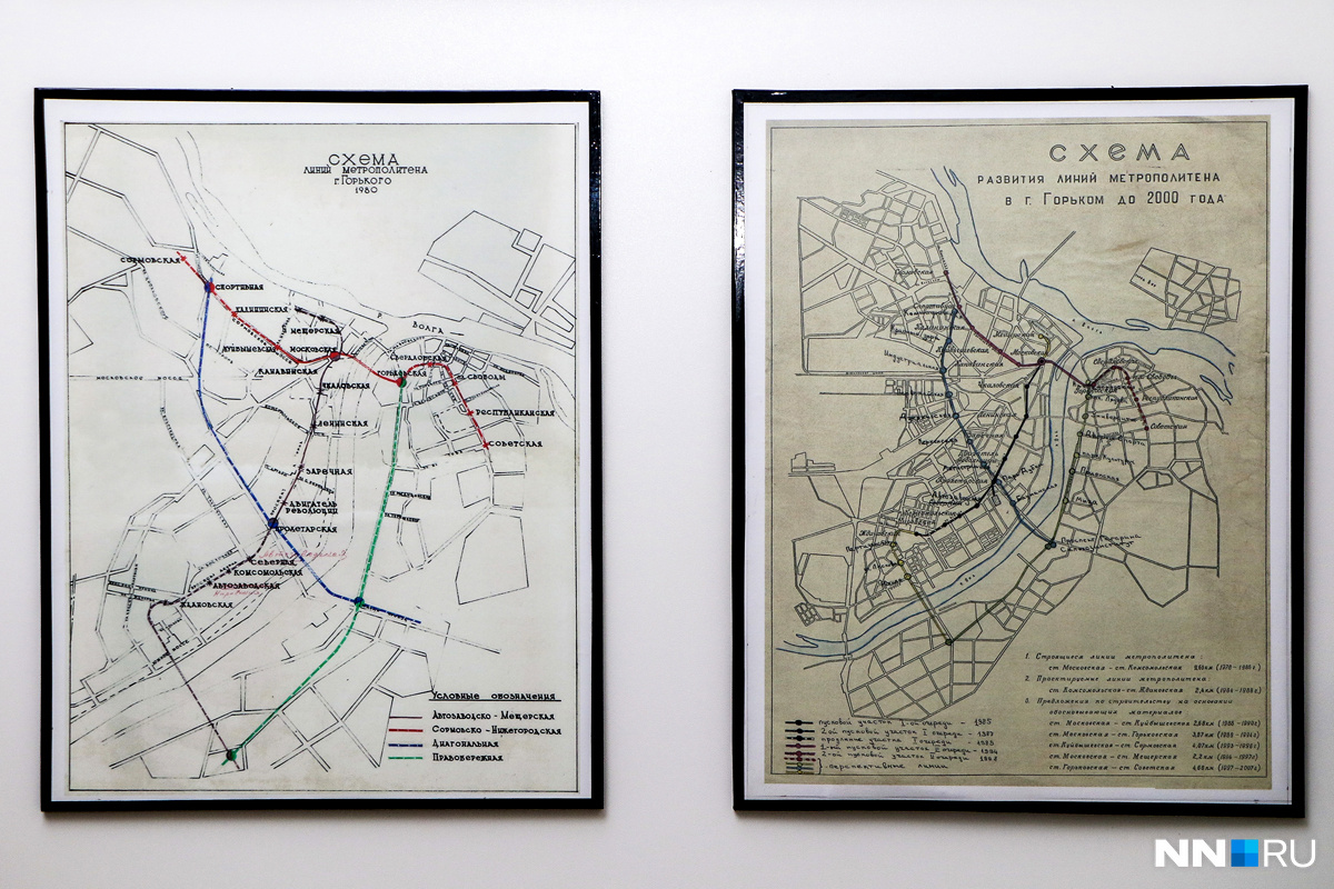 Схема горьковского метрополитена план