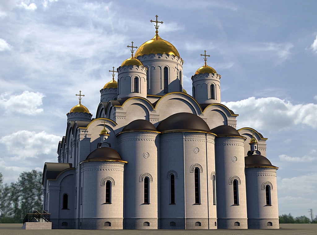 Над эскизным проектом работал главный архитектор архитектурно-художественных мастерских московского Данилова монастыря