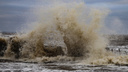 Свободная стихия: смотрим, как сегодня бушевал шторм на Белом море