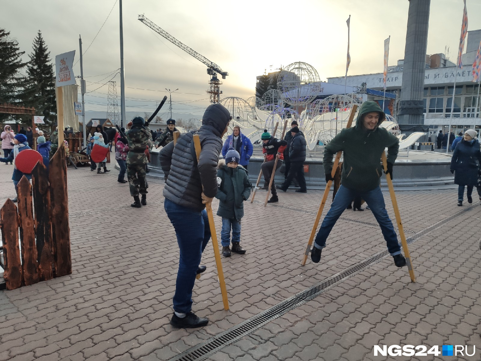 Развлечения красноярцам пришлись по душе Развлечения красноярцам пришлись по душе