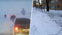 Ловушка для водителей и перевернутый мишка: какие беды натворил буран в Самарской области