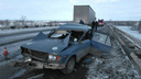 «Выехал на встречку»: под Челябинском двое погибли в аварии «Лады» и грузовика