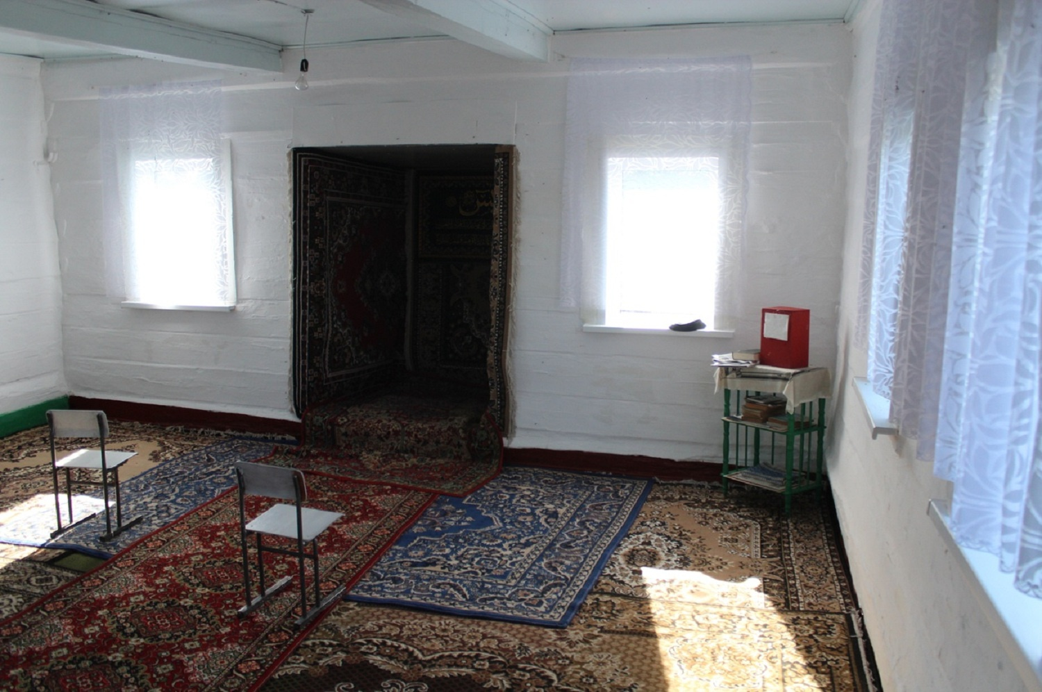 Мечеть в деревне Черталы, Муромцевский район. Вид изнутри
