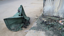 Пять штук за сутки: в Волгоградской области горят мусорные контейнеры