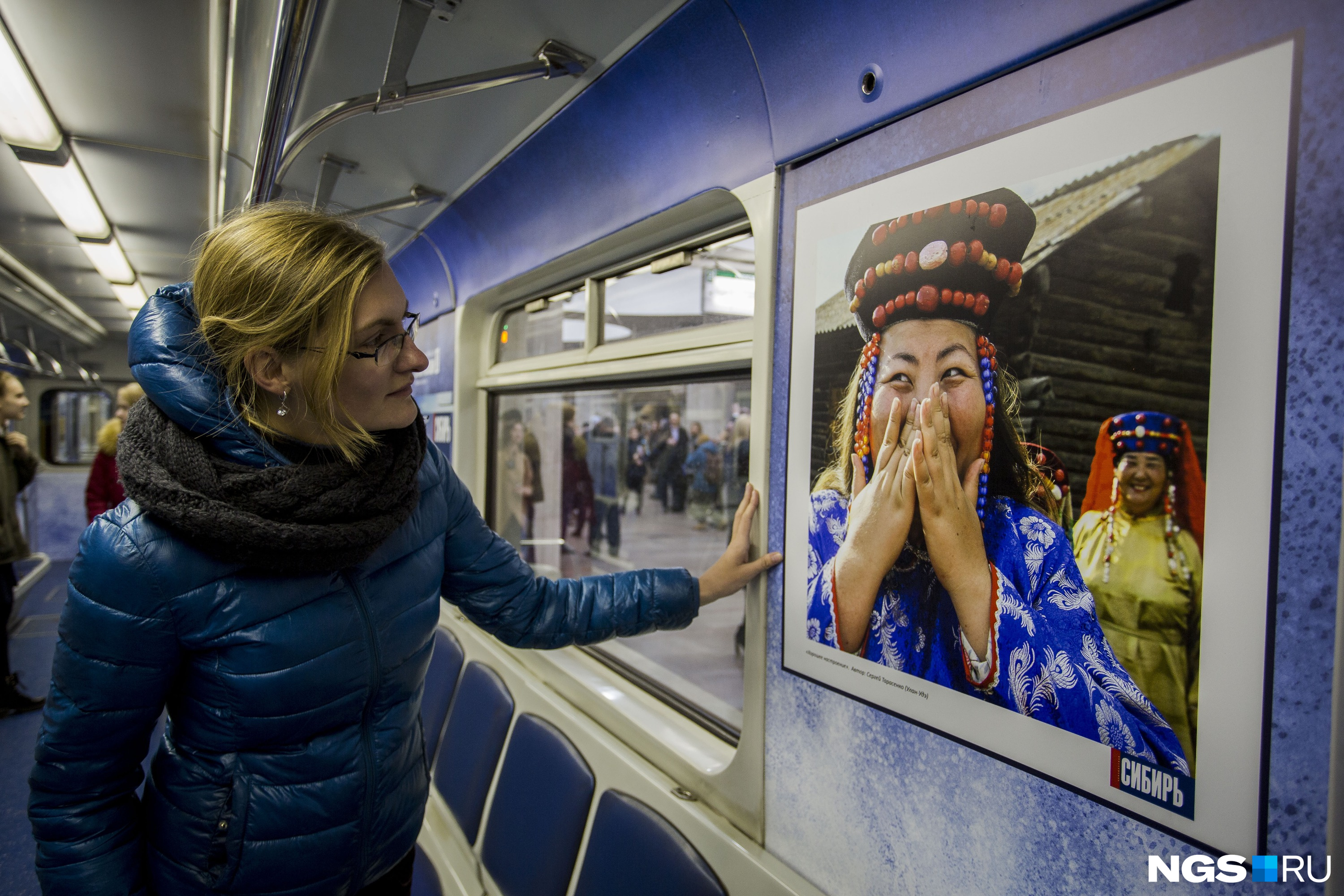 Поезд-галерея с фотографиями Сибири вышел на линию 18 апреля