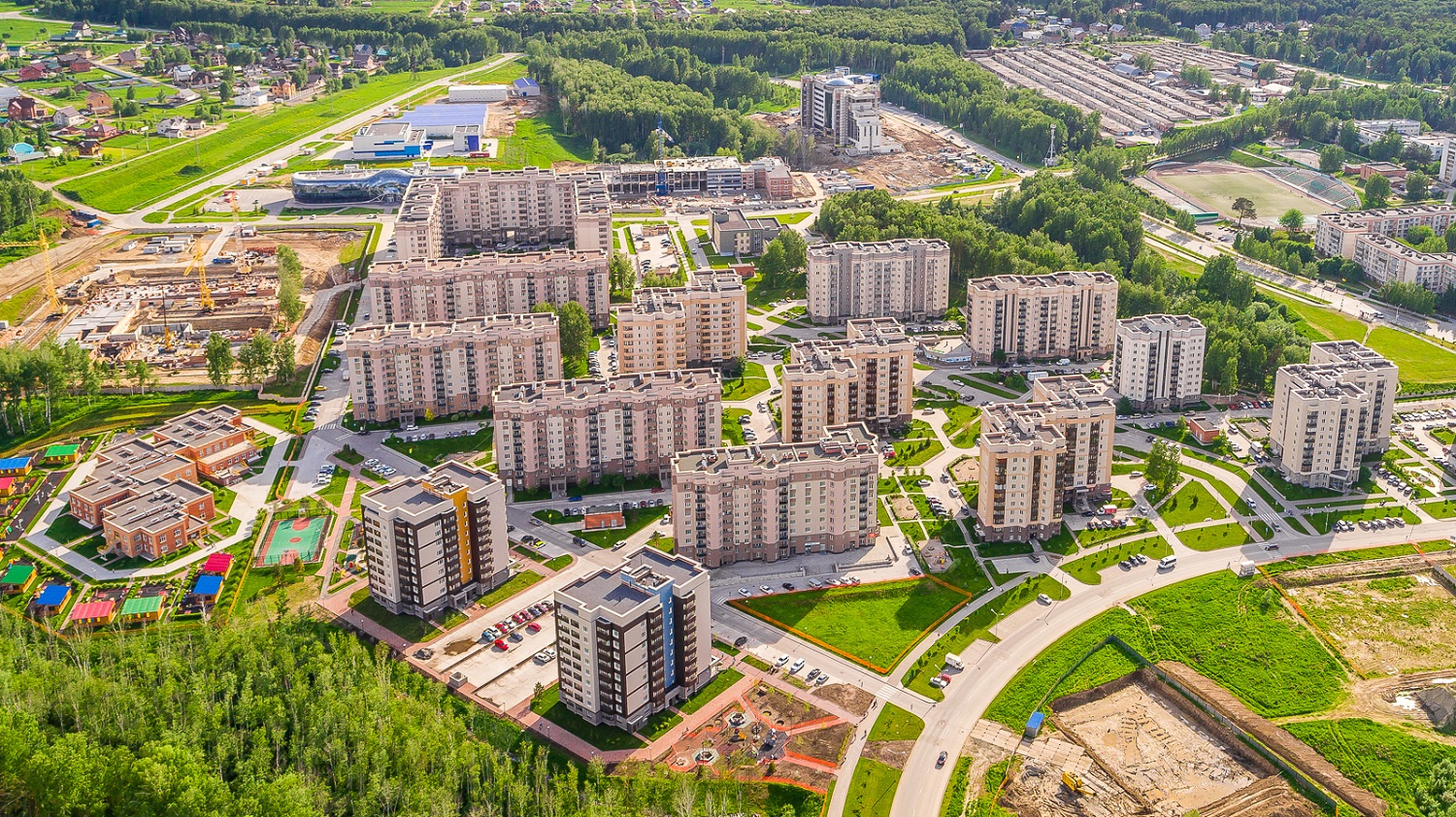 Кольцово новосибирск план застройки