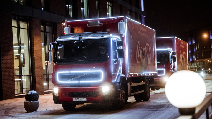 Объявлен маршрут грузовиков Coca-Cola в Красноярске: где и когда их можно увидеть