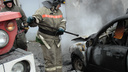 В Челябинске сожгли иномарку директора управляющей компании