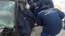 Вырезали гидроинструментом: спасатели работали на крупном ДТП в Кинельском районе
