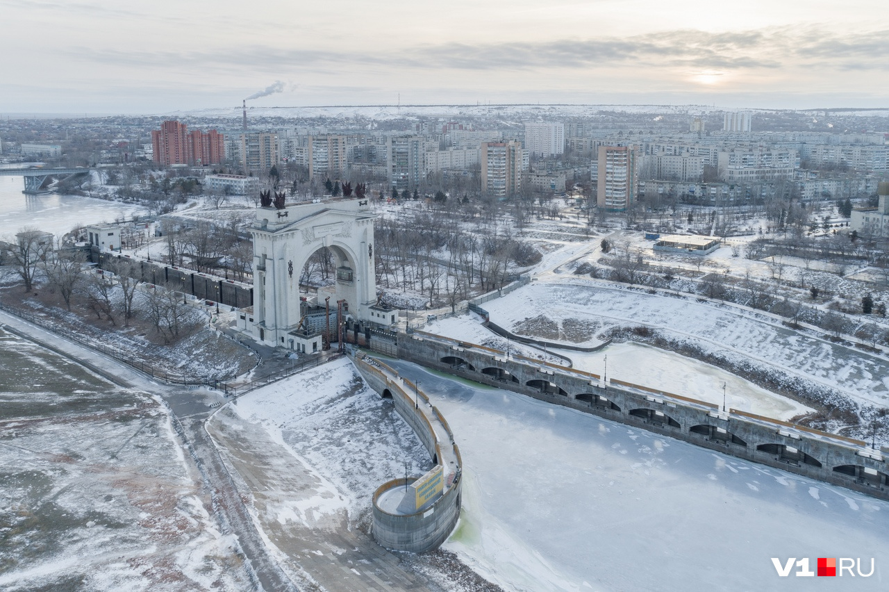 Маяк Красноармейский район Волгоград зима