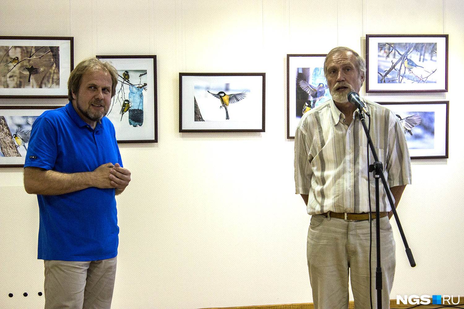 На открытии выставки о птицах рассказал орнитолог Алексей Яновский