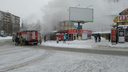 На улице Зои Космодемьянской сгорело кафе