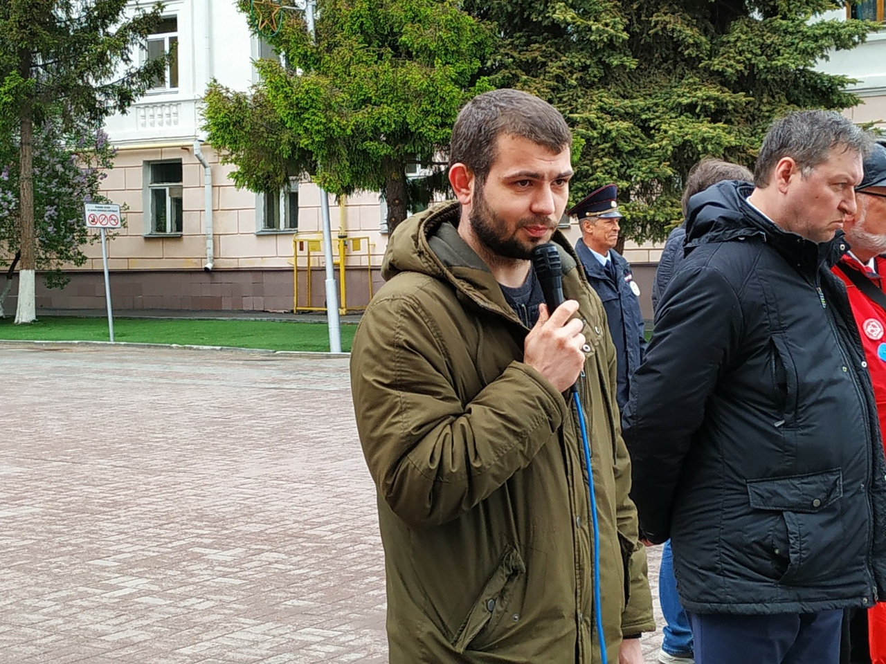 Александр Медведев, один из активистов митинга