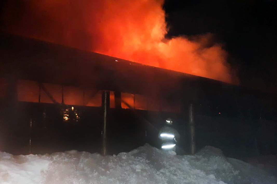 В пожаре никто не пострадал В пожаре никто не пострадал