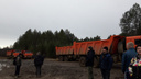 «Будем стоять круглосуточно»: жители посёлка в Коми протестуют против грузовиков, идущих на Шиес