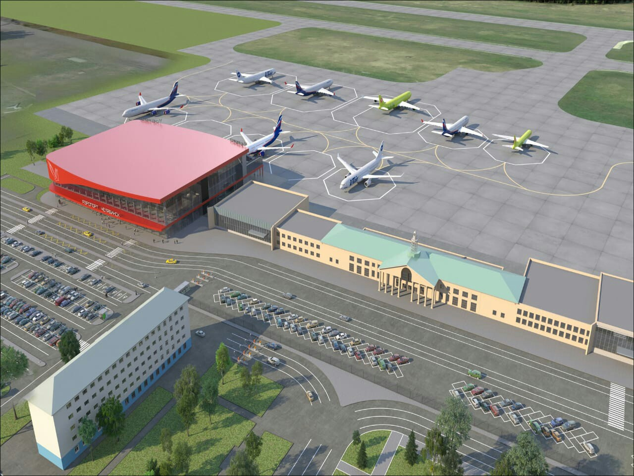 Новый аэровокзал появится рядом с существующим комплексом