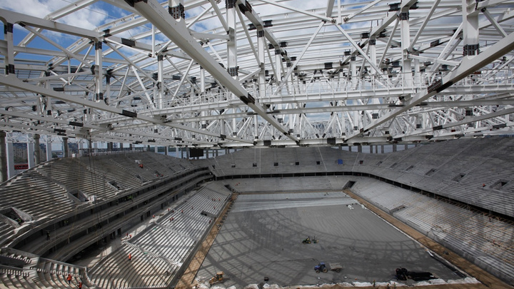 Нижегородский стадион обзавелся крышей