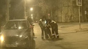 Ударил в лицо: появилось видео инцидента с активистом «Ночного патруля» и таксиста