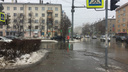 «Я слышал гром»: на Челябинск обрушился снег с первым весенним дождём