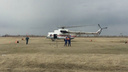 В Курган из Красноярска прилетел вертолет М-8, чтобы тушить пожары
