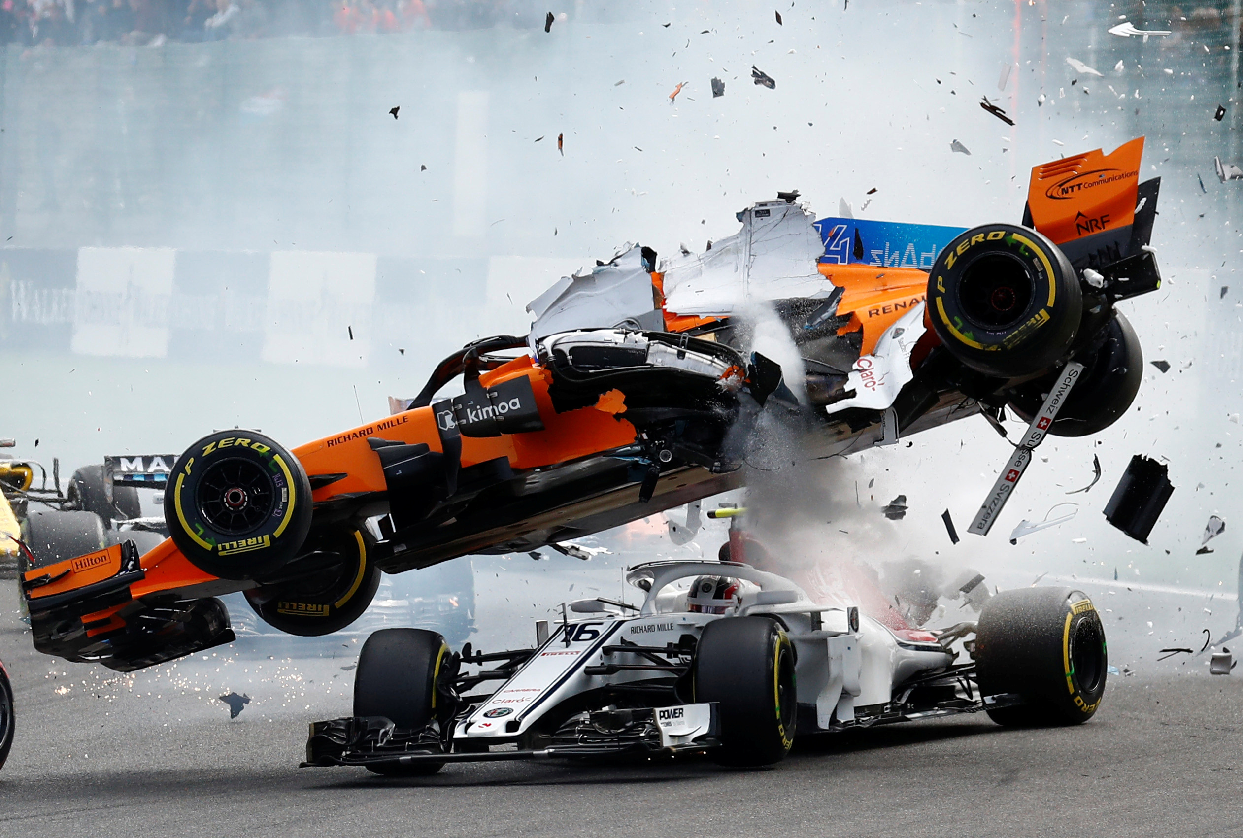 Francois Lenoir, Spa F1 Crash, Бельгия Francois Lenoir, Spa F1 Crash, Бельгия