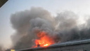 В Тольятти 60 человек тушили крупный пожар в производственном здании
