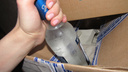 В гараже зауральца полицейские нашли более 12 тысяч бутылок контрафактного алкоголя