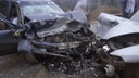 Водитель «Тойоты» погиб в столкновении с «Мицубиси» под Кольцово