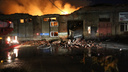 Во время пожара на складах в Дзержинском районе погибла женщина