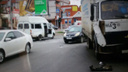 В Ленинском районе маршрутка столкнулась с грузовиком: есть пострадавшие